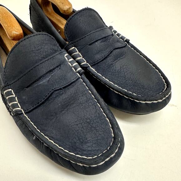 Polo by Ralph Lauren Navy Loafers - Picture 8 of 12